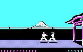 Screenshot Thumbnail / Media File 1 for Karateka (1984)(Broderbund)[a2]